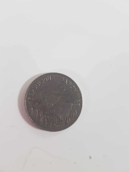 Moeda de 100 Francos do Gabão 1971
