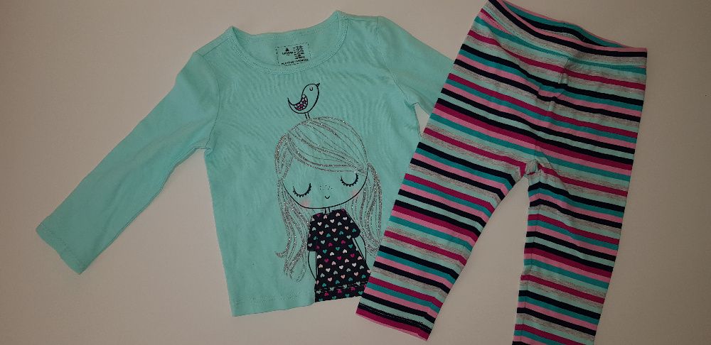 Komplet Baby Gap 80 jak nowy bluzeczka legginsy