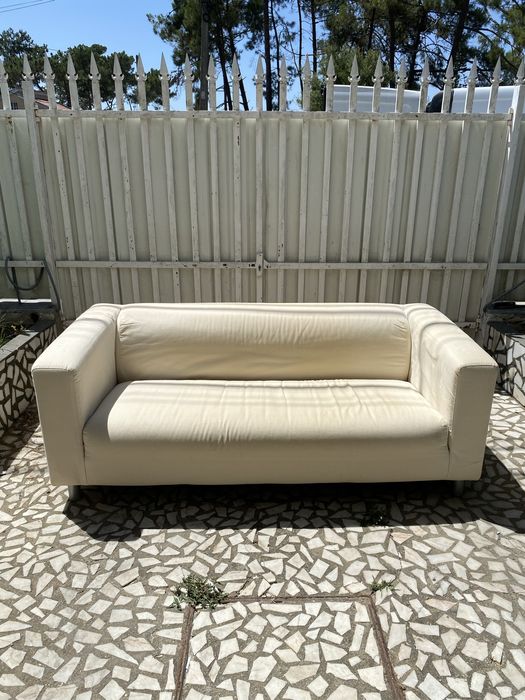 Sofá 3 Lugares - IKEA KLIPPAN com Capa Azul