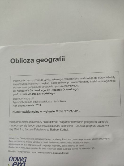 OblicZa geografii kl 1