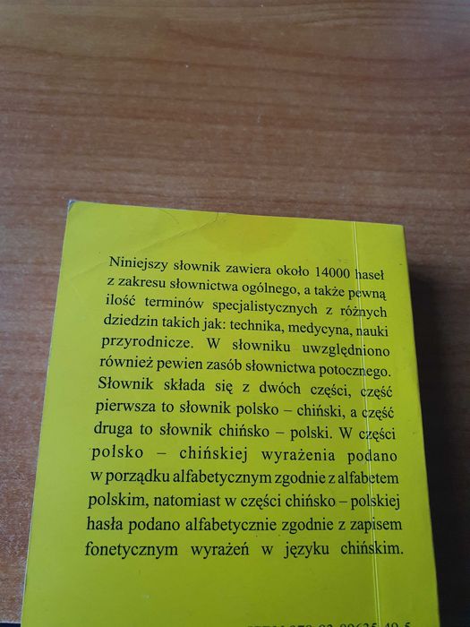 Słownik polsko chiński chińsko polski