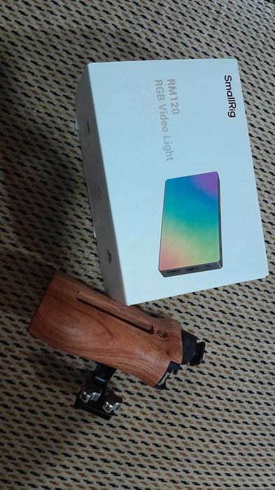 Smallrig luz de video+ suporte lateral