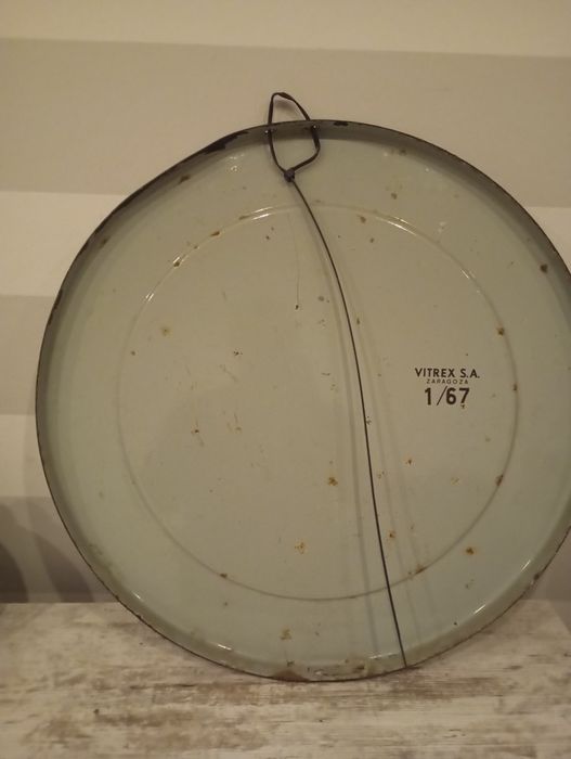 Chapa esmaltada de transito