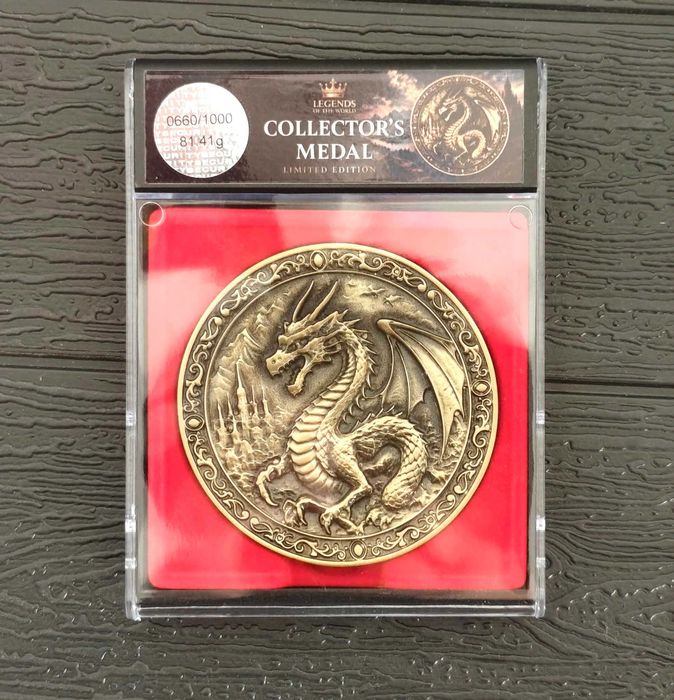 Medal kolekcjonerski SMOK Legends of the World nr 0660/1000 + Certyfikat