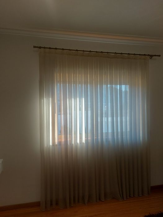 Conjunto de 5 Cortinas em Linho c/varão