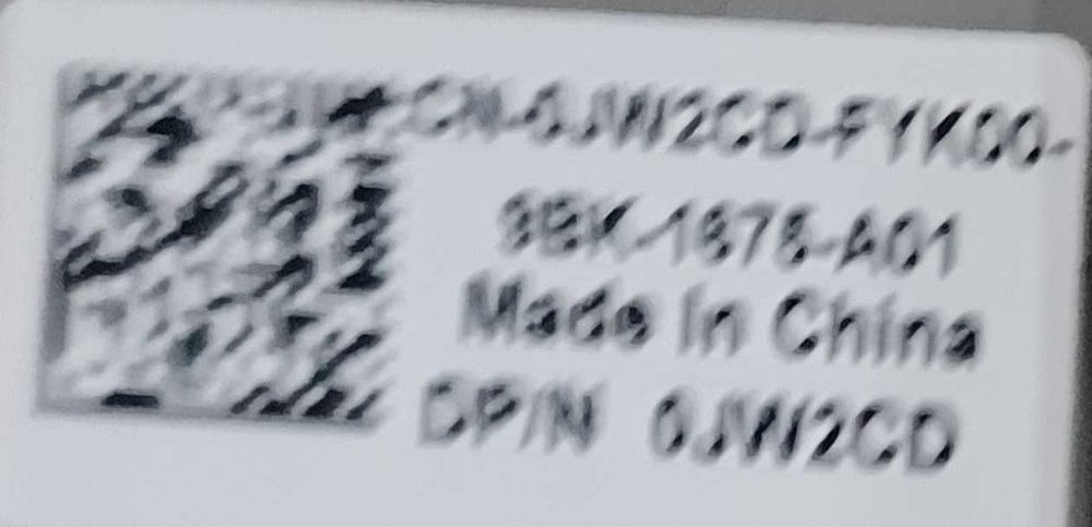 Bottom Base original Dell Latitude 7480 DPN 0JW2CD (NOVA)