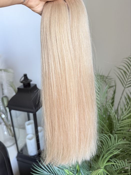 Włosy naturalne Tape-On Invisible Beżowy Blond (14) 100g • 40cm • 20kanapek