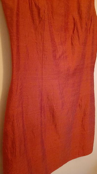 Vestido - Cor de Laranja - BARATÍSSIMO