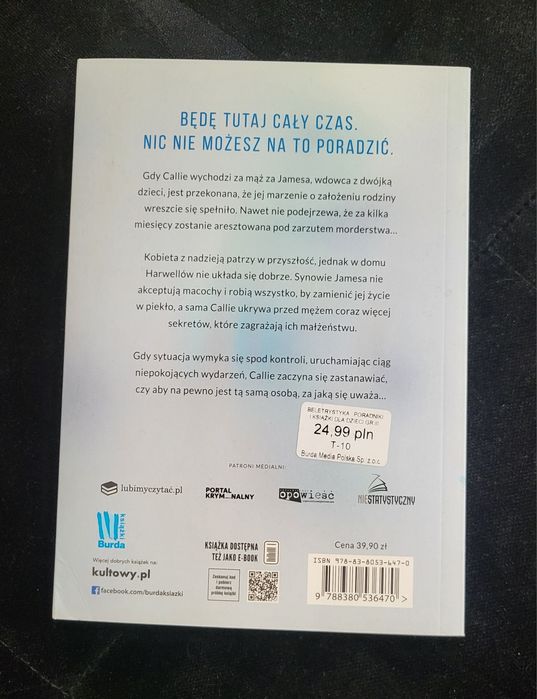 Książka " Poza kontrolą " Kathryn Croft