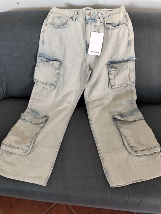 Calças Cargo NOVAS - Pull&Bear