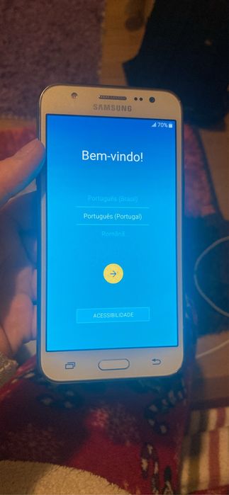 Telemóvel Samsung J5 branco