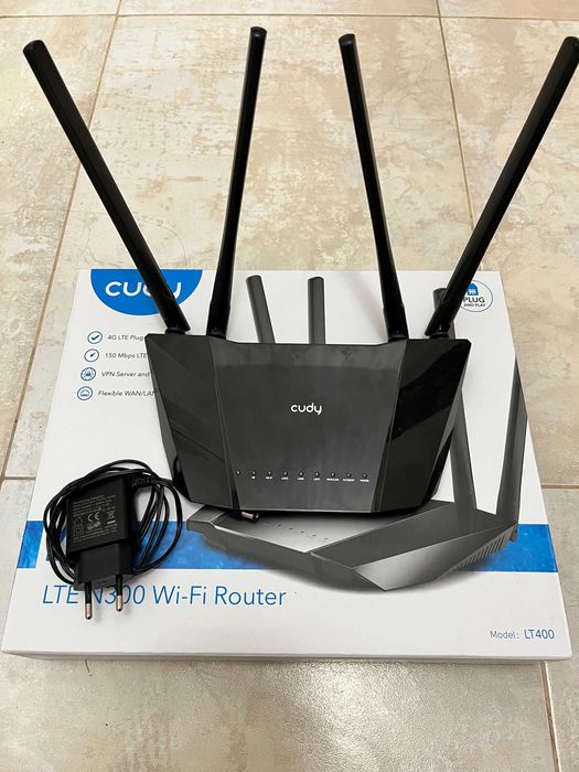 Router Cudy LT400 802.11n LTE 4G KARTA SIM