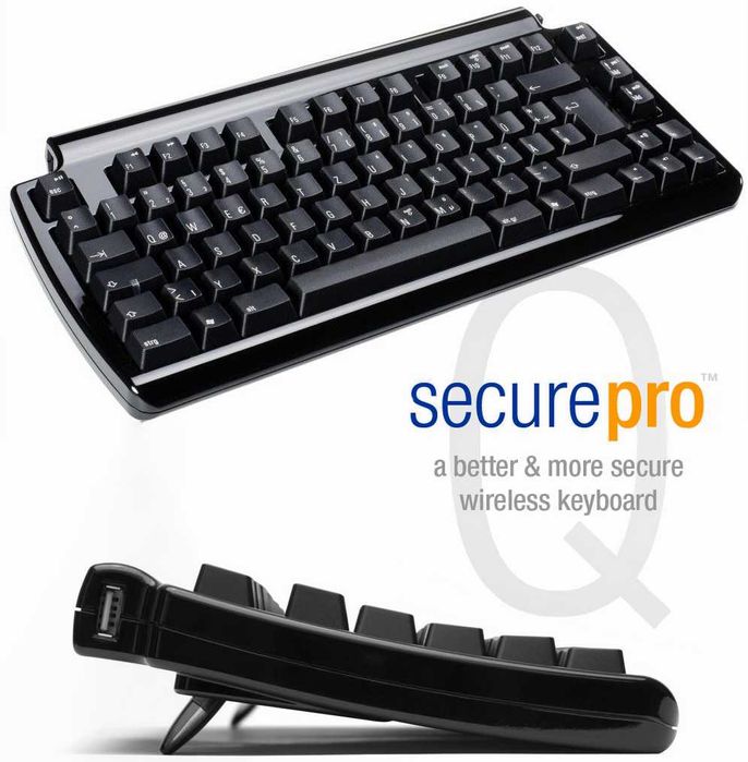 Klawiatura mechaniczna MATIAS SECURE PRO, WiFi, ALPS switches ISO-DE