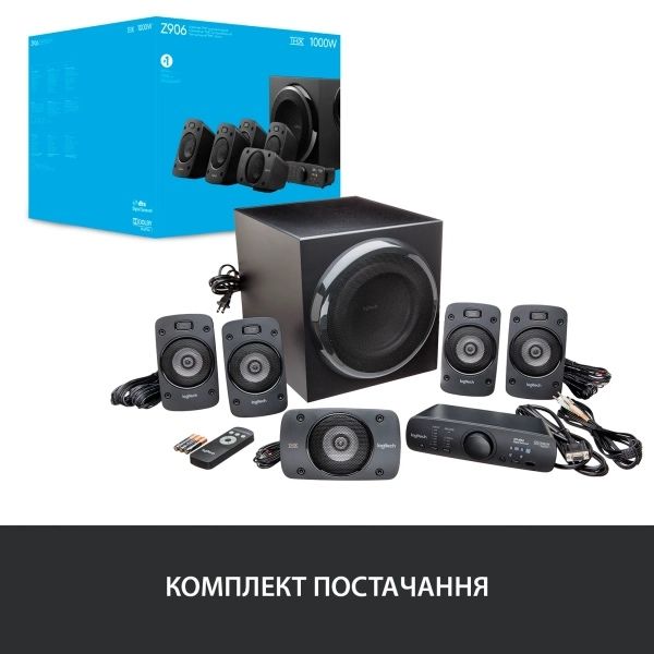 Акустична система Logitech 5.1 Z906 Surround Sound Speakers
