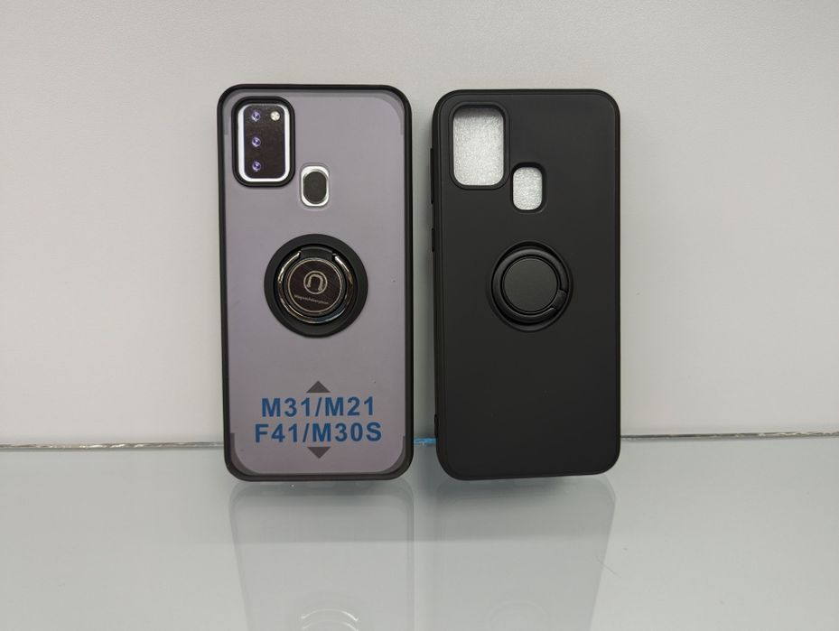 Samsung M21 / M30s Чехол противоударный c кольцом подставкой чохол