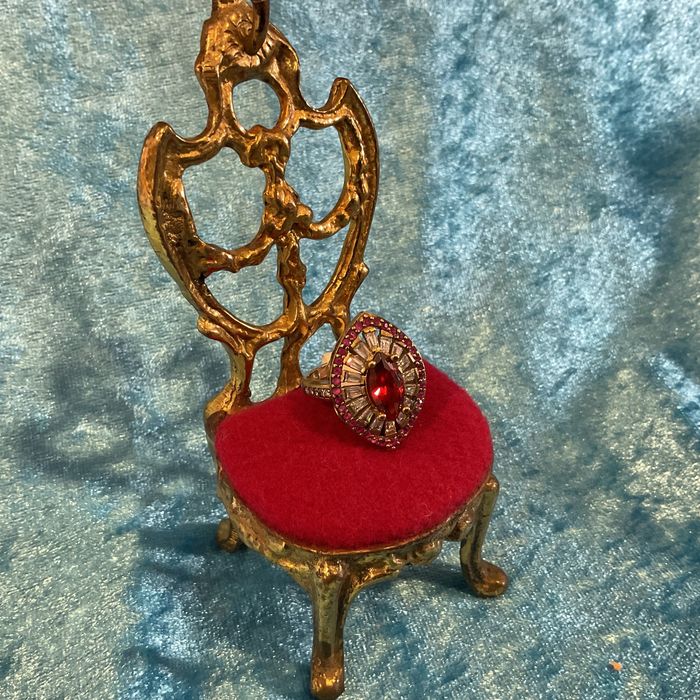 Anel senhora prata 925 com banho ouro t,17 m