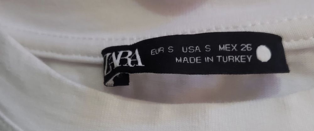 Футболка zara h&m S