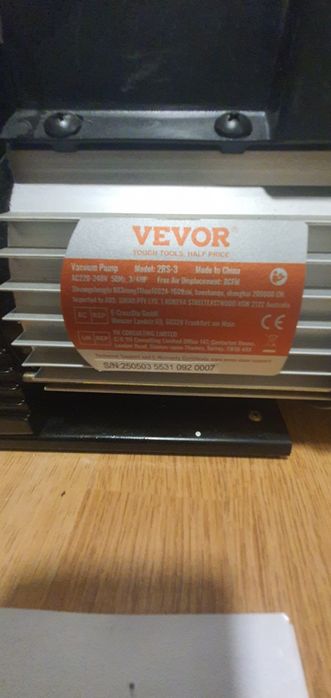 Bomba de vácuo vevor