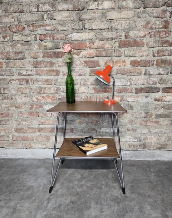 Stolik/konsolka vintage Bauhaus Loft po renowacji