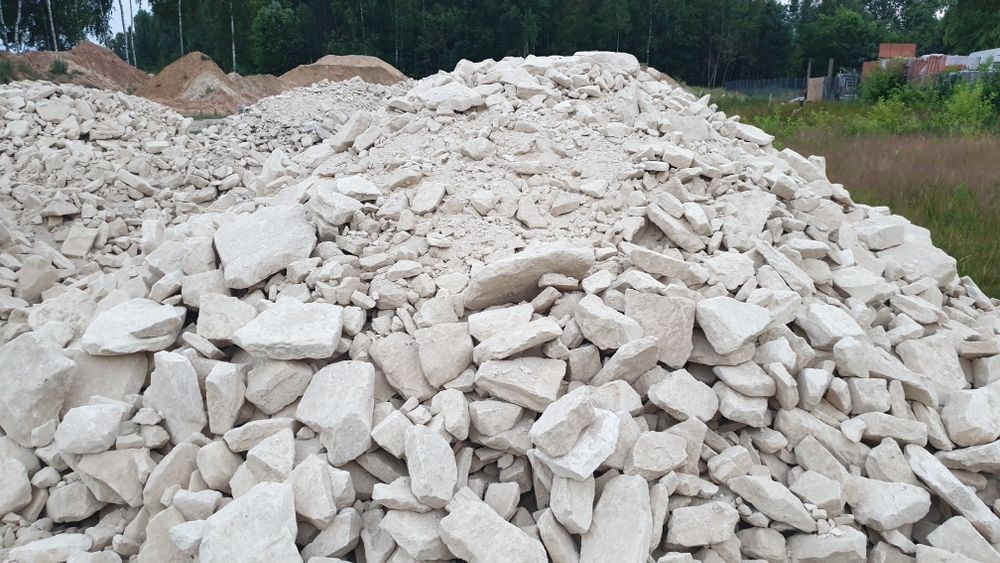 Kamień wapienny, gruby, twardy