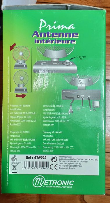 Emissor Receptor Antena Televes