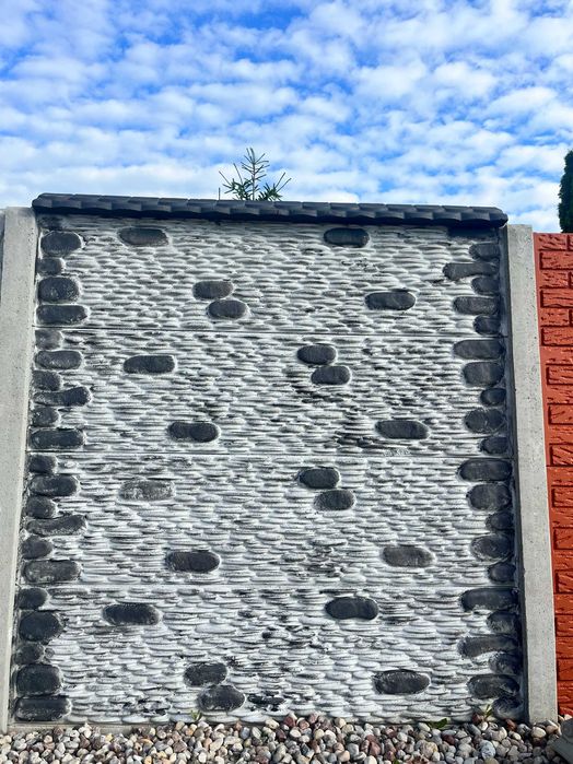 ogrodzenia betonowe  dwustronne 67 zł metr bieżacy-1,5 m wysokości