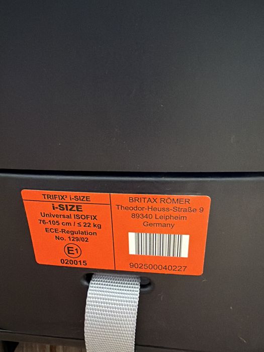 Автокрісло Britax Römer TRIFIX² i-SIZE – дуже хороший стан