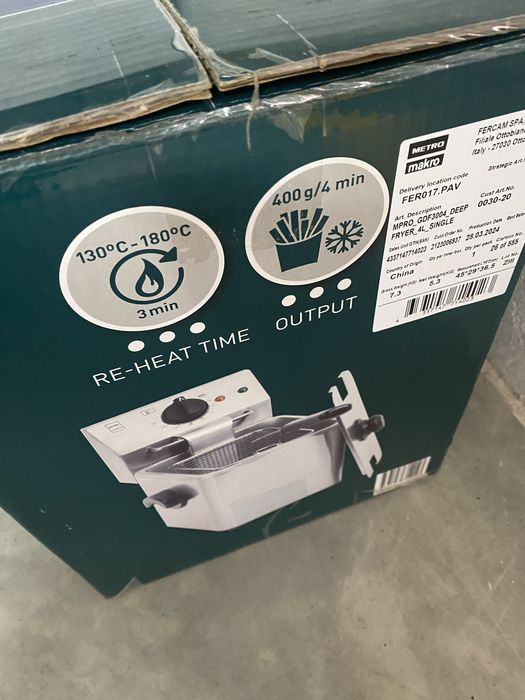 Fritadeira Profissional Elétrica Nova – Nunca Usada