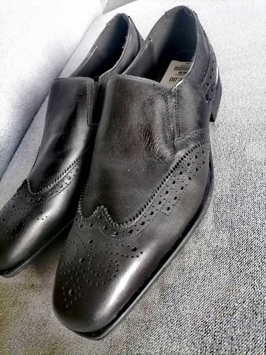 Nowe męskie buty Hush Puppies czarne rozmiar 42