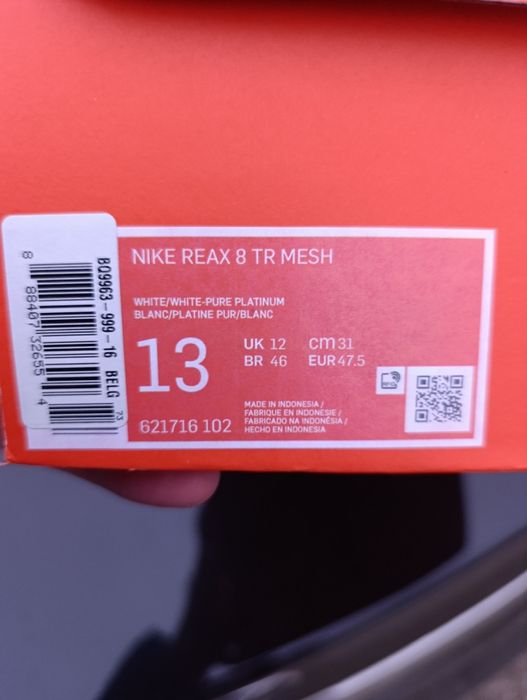 Nike Reax 8 TR Mesh original US 13 p. 47,5(31) нові