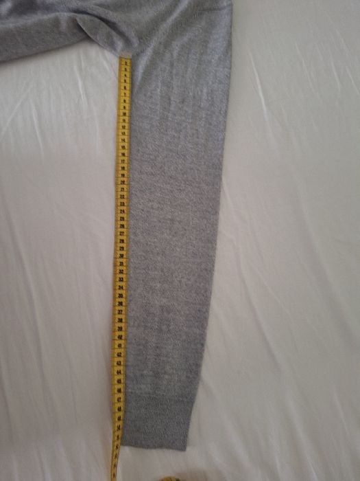 Golf męski -wełna, akryl M  szary