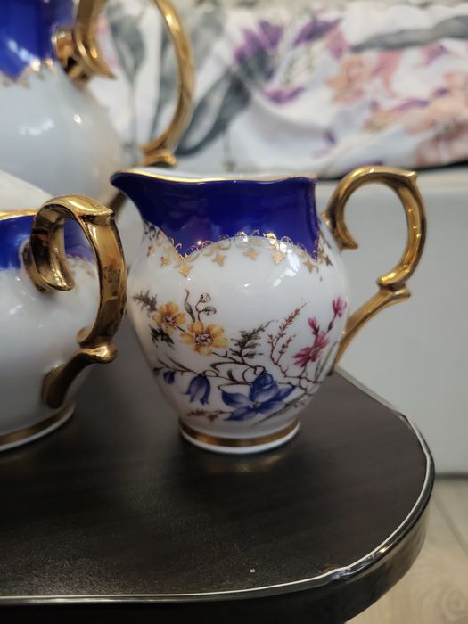 Kompletny serwis kawowy porcelanowy Ćmielów