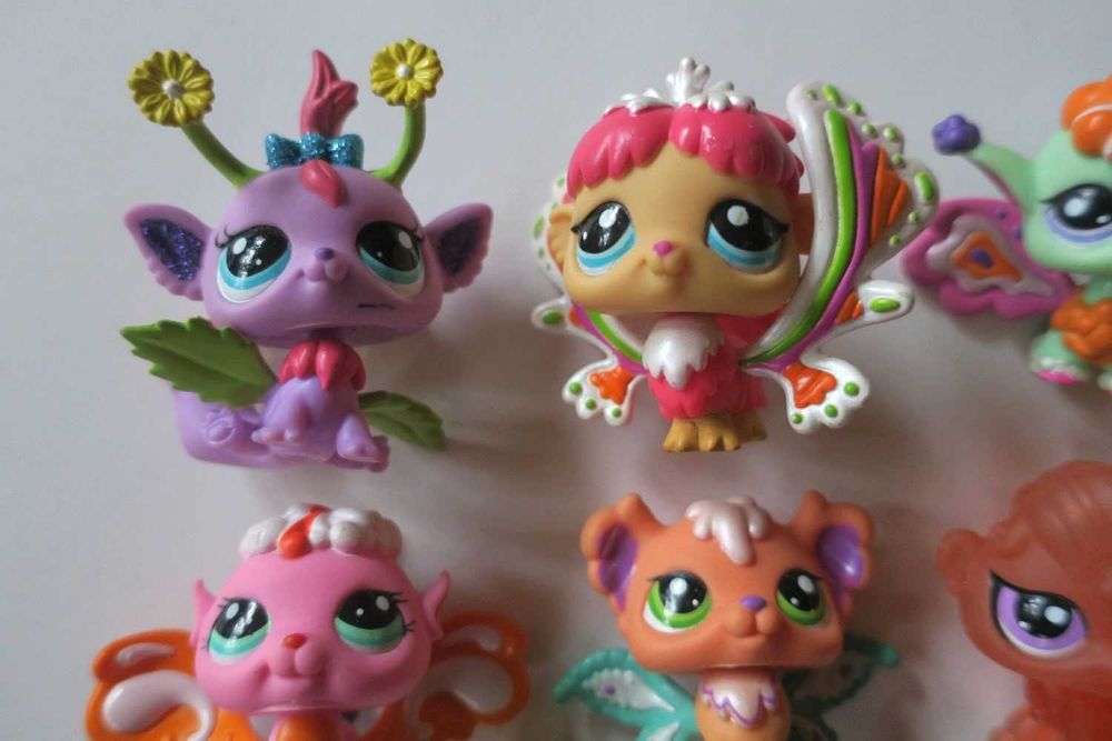 Zestaw 9 szt wróżki Littlest Pet Shop LPS wróżka pet shop