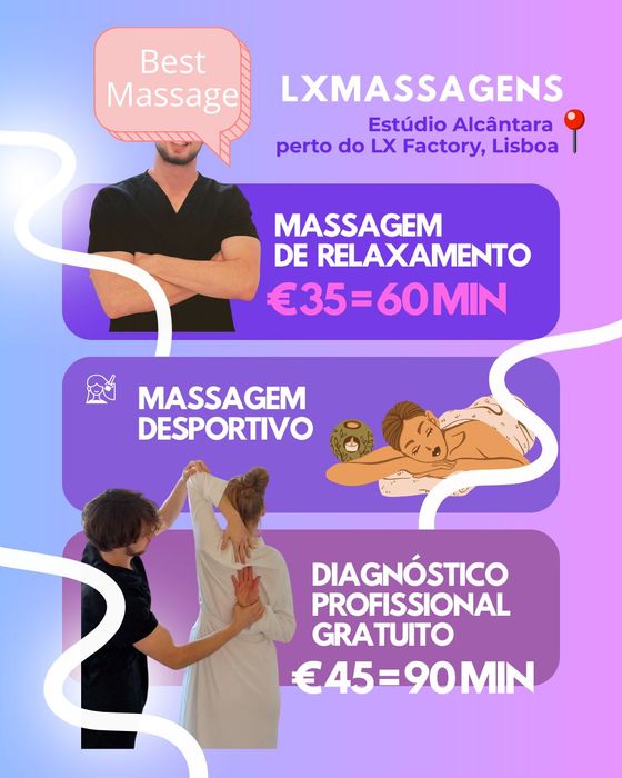Massagem Relaxante Lisboa Terapeuta Homem Certificado c/Experiência