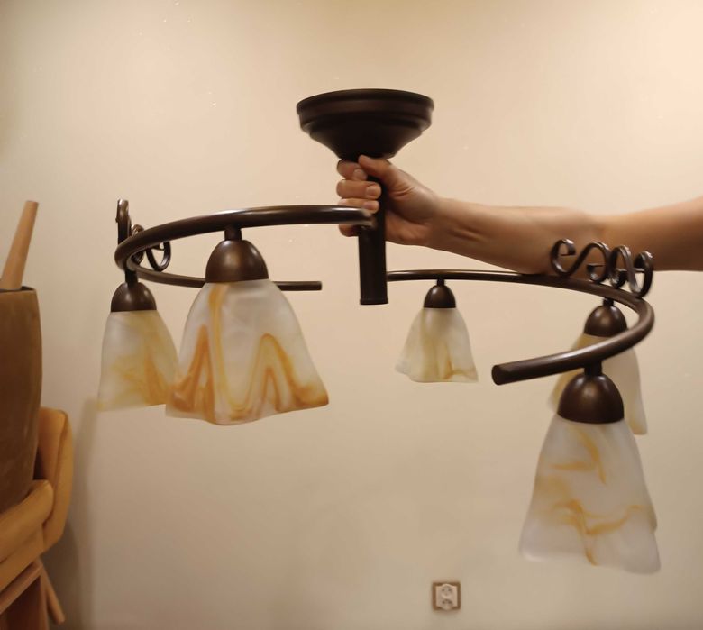 lampa wisząca Kandel /3 lampy, 3 kinkiety/ lub komplet