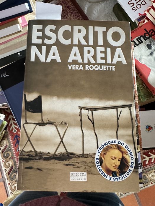 livro Vera Roquette - Escrito na areia.