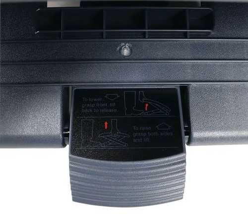 Apoio para os pés ergonómico com função de massagem