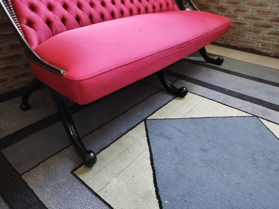 piękna sofa egipska Antyk Vintage 3 osobowa