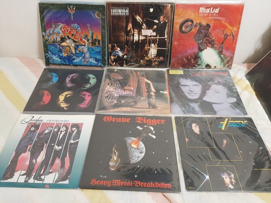 HEAVY METAL VINIL 44 DISCOS várias bandas