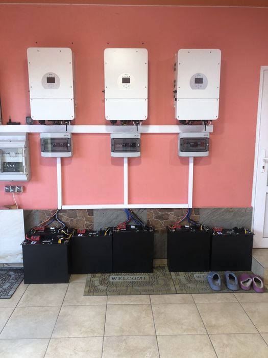 Системи безперебійного живлення під ключ/Інвертори монтаж