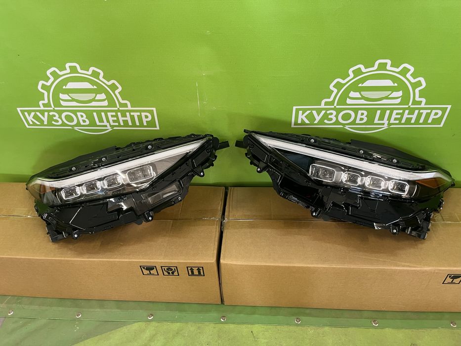 Фари Toyota BZ4X 2021-2024 LED фара ліва права тойота бз4х 4 лінзи з блоками фары левая правая