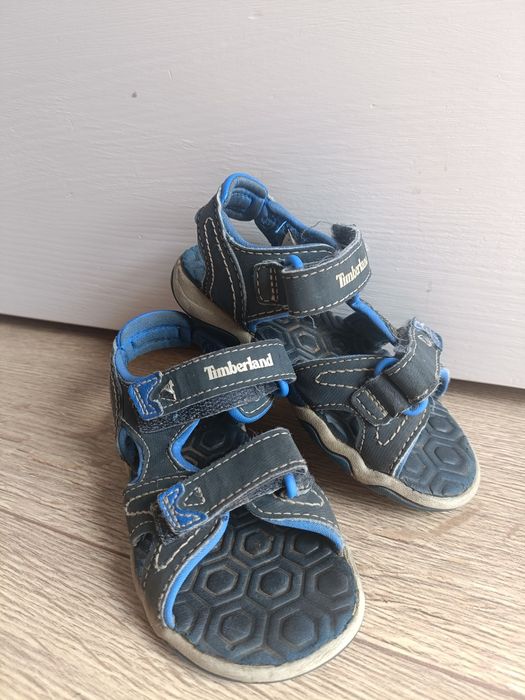 Sandaly Timberland niebieskie 24 na rzepy buty na lato granatowe