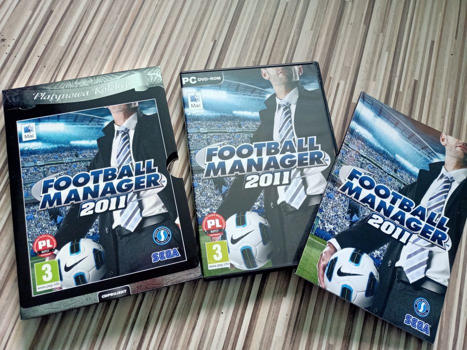 Platynowa kolekcja football manager 2011 pc Sega plus 2010i 2008