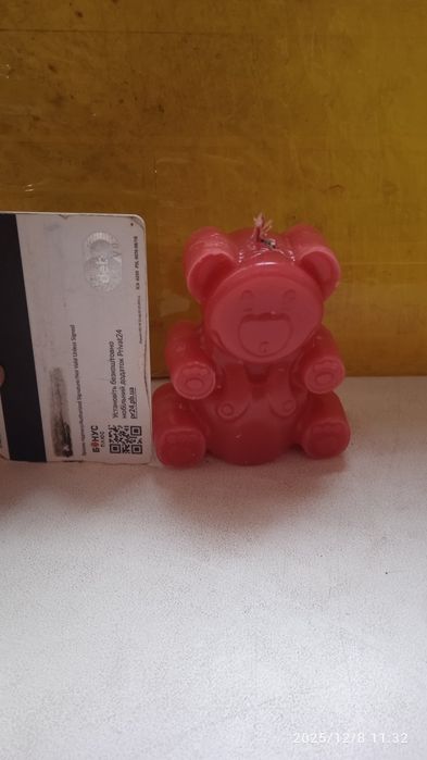 Свечки Мишка восковые