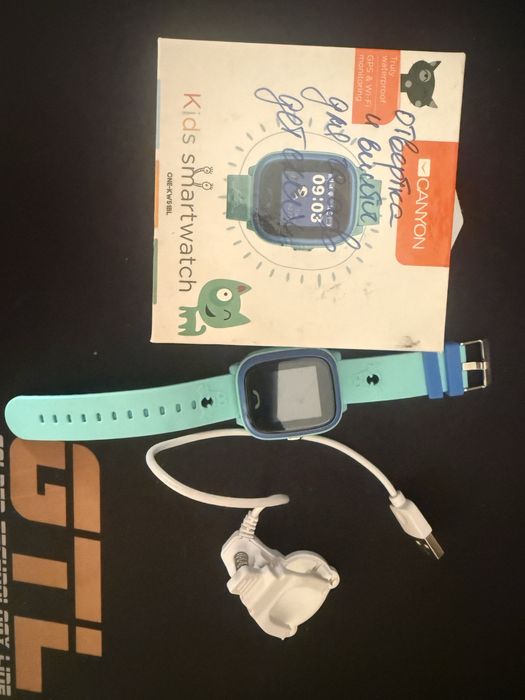 Смарт-годинник Canyon CNE-KW51BL Kids smartwatch GPS Blue (CNE-KW51BL)