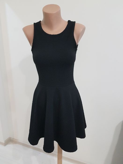 Sukienka czarna krótka xs 34