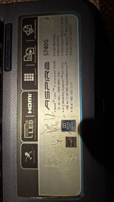 Laptop Acer Aspire 5740G