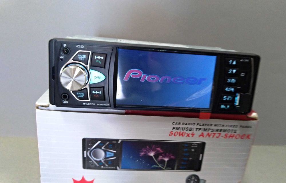 MP5 4022 автомобильная магнитола с bluetooth экраном 4.1 пионер