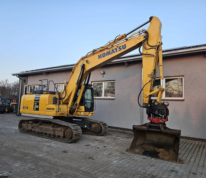 Komatsu PC 210LC-10 Plus  Rototilt Indexator R8, GPS Leica ICP80 System Niwelacji Nowe Podwozie