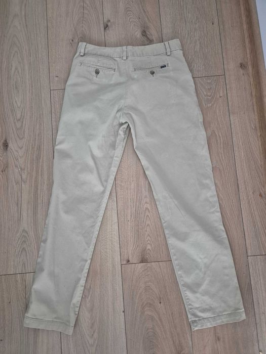 Spodnie proste beżowe casual basic orginal Polo Ralph Lauren